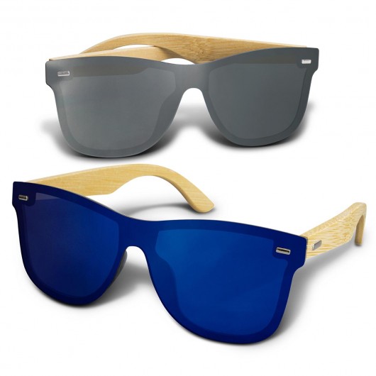 Promotional Full Bamboo Mirror Sunnies